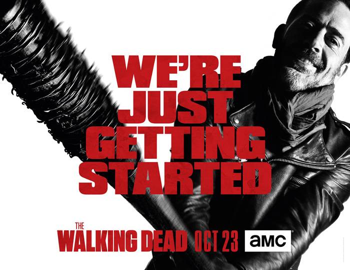 Negan Is All Smiles in New Walking Dead S7 Key Art Negan Is All Smiles in New Walking Dead S7 Key Art